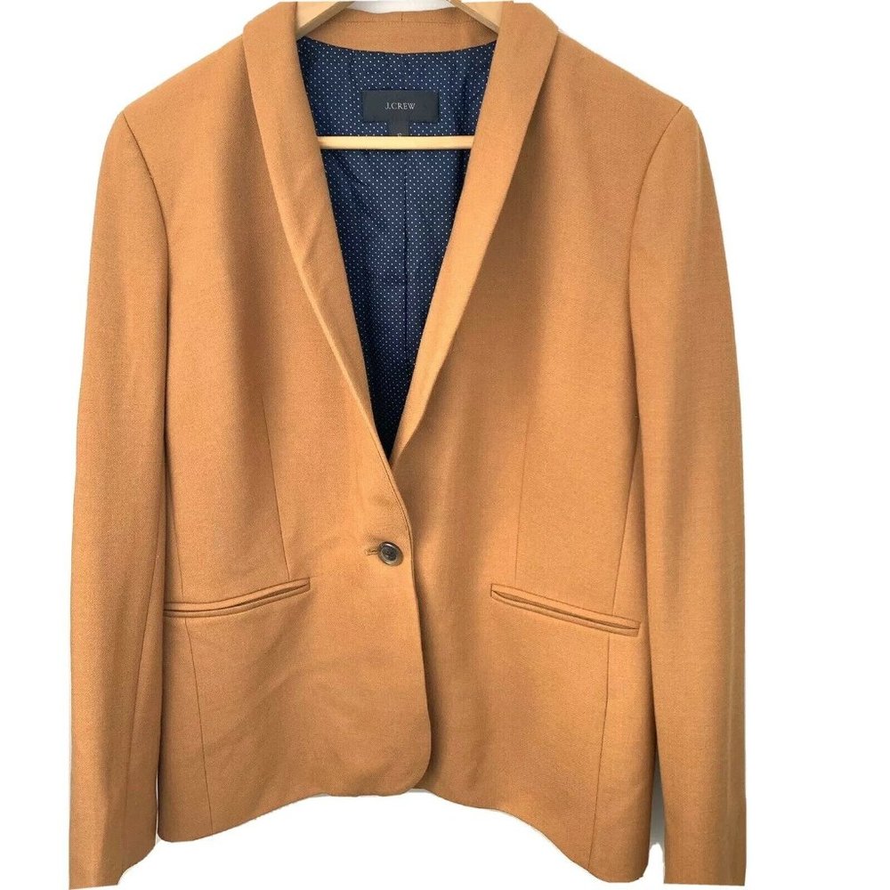 J. Crew Parke Blazer Jacket Caramel Tan